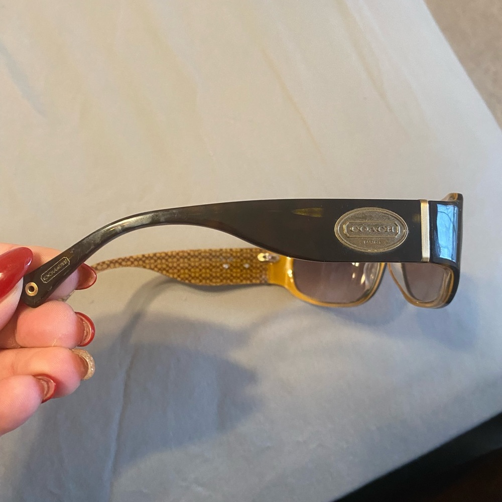 Lightly used Coach Brown Sunglasses